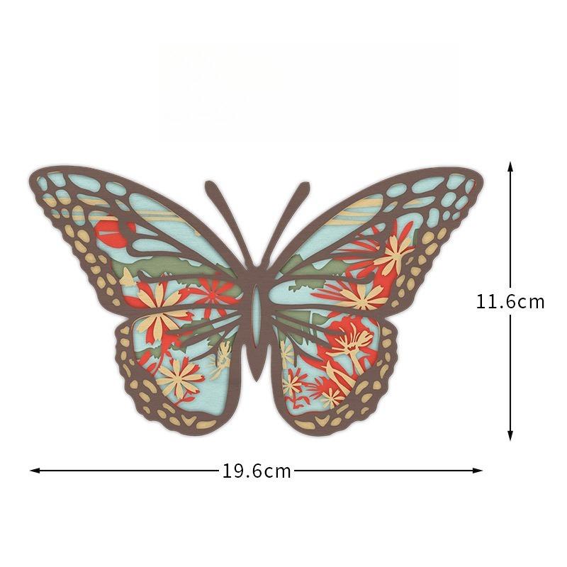 Christmas wooden handicrafts creative North American forest animal living room decoration elk brown bear ornaments