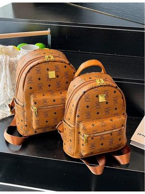 Roztomilý dámský stylový cestovní batoh s potiskem medvídka