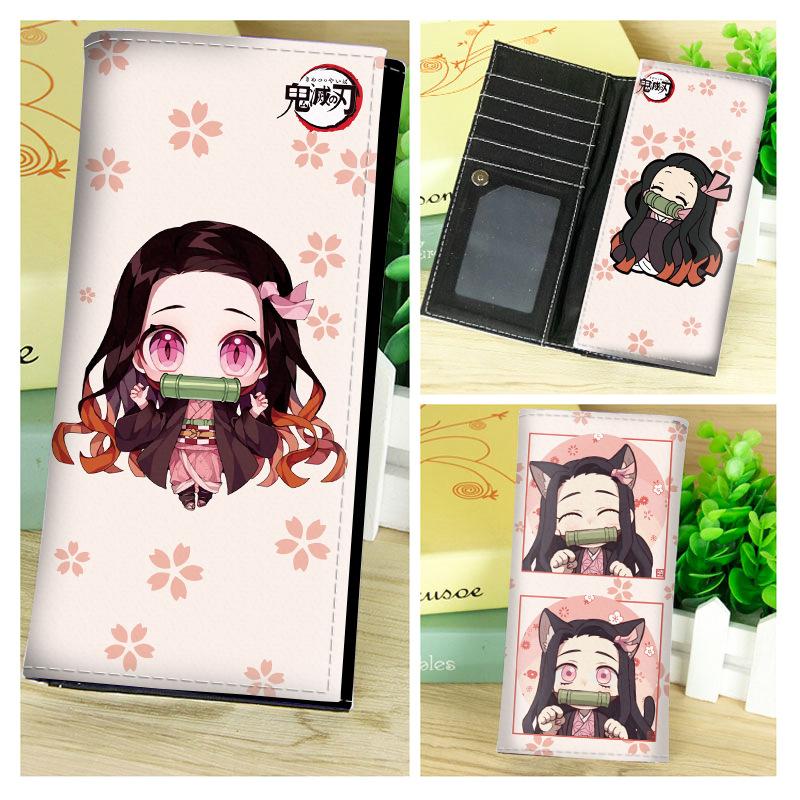 Japan cartoon comics Demon Slayer Long Wallet Student Coin Purse 0025
