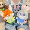 Cartoon Q Version Fox Nick Doll Judy Doll Crazy Animal Fox Plush Toy Birthday Gift For Girlfriends