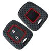 Capa de Silicone para Chave de Carro com 2 Botões para Peugeot 106 107 206 207 307 Citroen C1 C2 C3 C4 XSARA PICASSO para Toyota AYGO Protetor