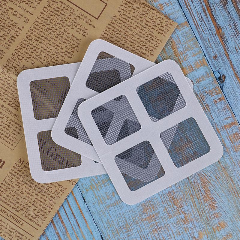 Window Door Screen Net Fix Repair Sticky Patch Self Adhesive Kit Covering Holes