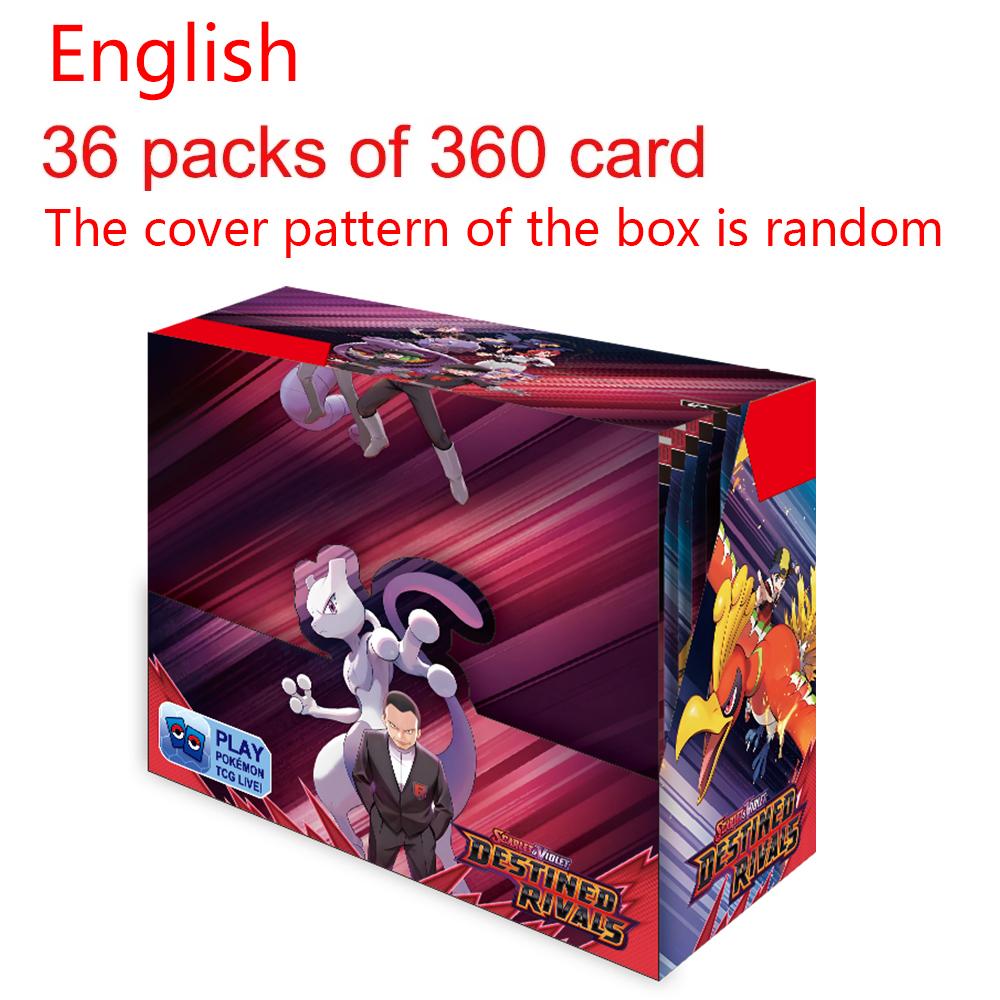 Non-Toxic 360Pcs Pokmon Phantasmal Flames Card Collection Pack Paper Cards Kids Tabletop Game Anime Fan Gift Hot Board Game Cards