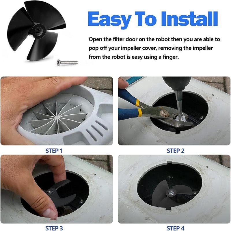 Feb.9995266-R1 Pool Cleaner Impeller Pool Cleaner Impeller Automatic Pool Cleaner Replacement Parts