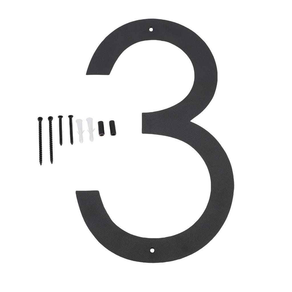 16 Inch Large Modern House Number Big Metal Floating Home Address Number for Outside Outdoor