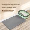 Extra Large Double Layer Cat Litter Mat: Anti-Tracking, Leak-Proof, Anti-Splatter Sand Control Mat