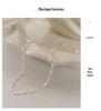 S925 Sterling Silver Glittering Square Chain Bracelet for Women - Korean Simple Design, Versatile & Stylish