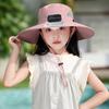 with Cooling Fan Sun Hat Wide Brim Kids Fisherman Hat New Outdoor Sunshade Hat