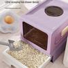 Pull-Out Cat Litter Box with Odor-Blocking Drawer and Full Enclosure