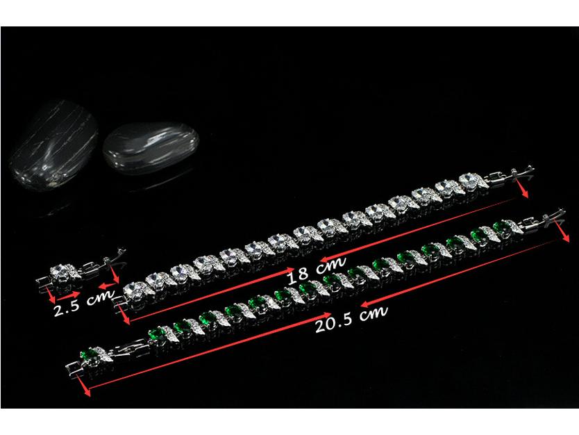 Liwin High-End Zircon-Studded Gold Bracelet – Popular European and American Jewelry