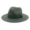 Unisex Summer Panama Sun Hat - Fashionable Straw Braid Fedora for Outdoor and Beach Wear.