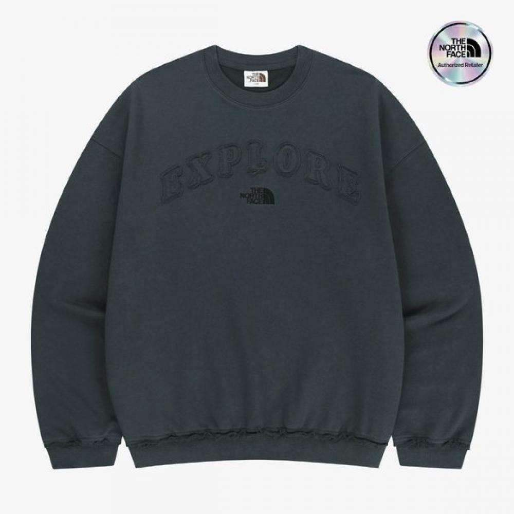 The North Face Sweatshirt Melange Grey Nm5ms08k MELANGE GREY/085