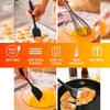 5Pcs/set  Silicone Kitchenware Baking Whisk Oil Brush Fried Steak Spatula Spatula Set Small Kitchen Utensils