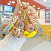 Car Ornament Cartoon Capybara Keychain Micro Landscape Desktop Ornament Keychain Pendant Doll  Gift