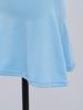Girls Workout Tennis Dress U Neck Sleeveless Racerback Sundress Solid Color Golf Sports Dresses