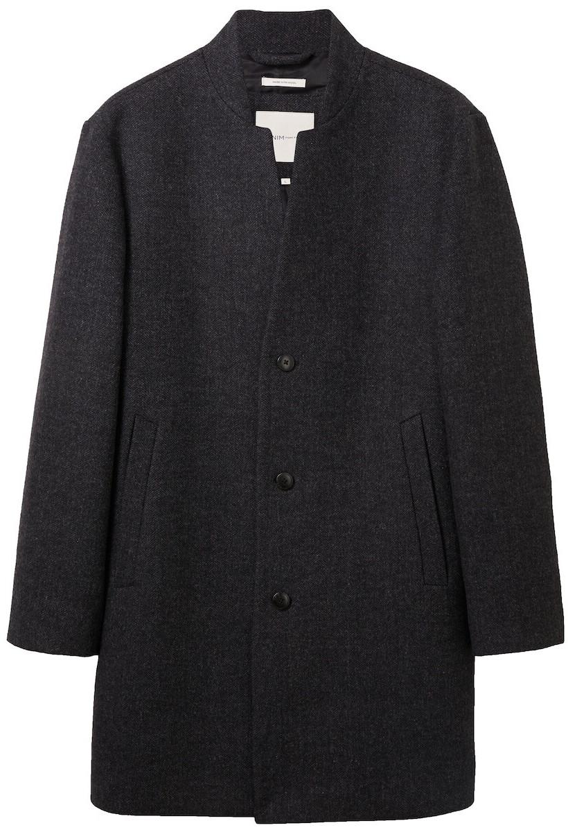 

Демисезонная куртка Tom Tailor Джинсовое пальто с воротником-стойкой (1038861) серый большой елочкой оптика M