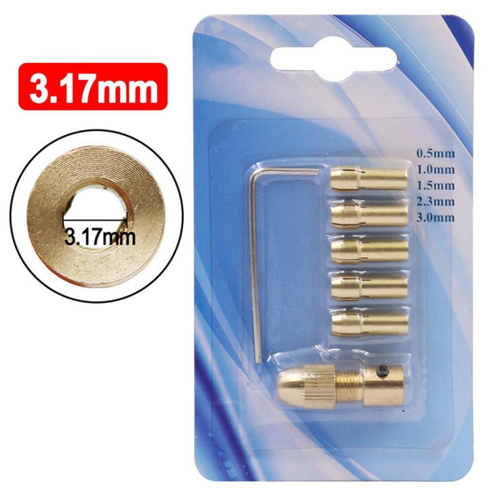2.35/3.17/4.05/5.05mm Mini Drill Brass Collet Copper Material Drill Collet