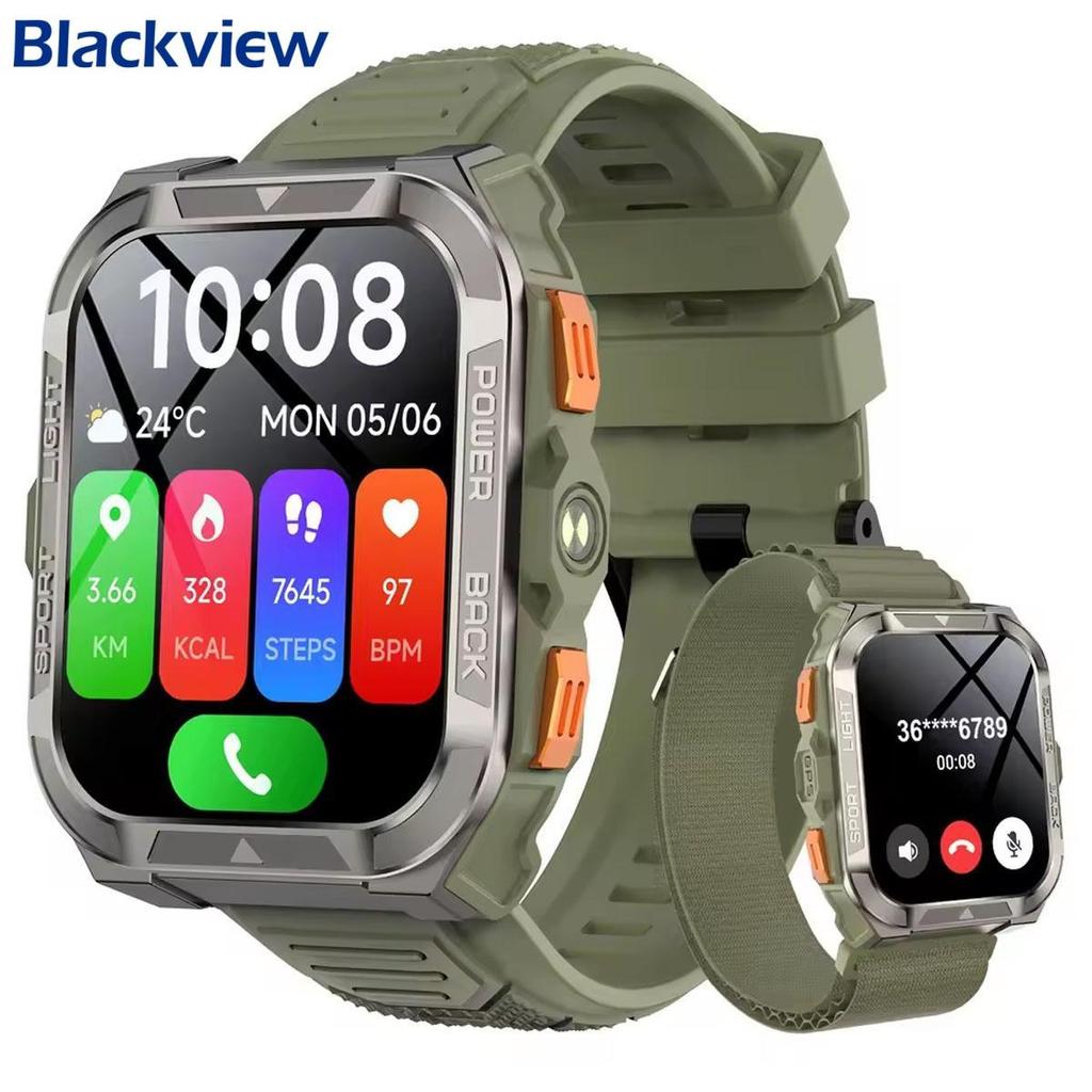 Blackview W80 Pro Outdoor Smart Watch, 1.91" Screen, 950mAh Battery, GPS, 100+ Sports Modes