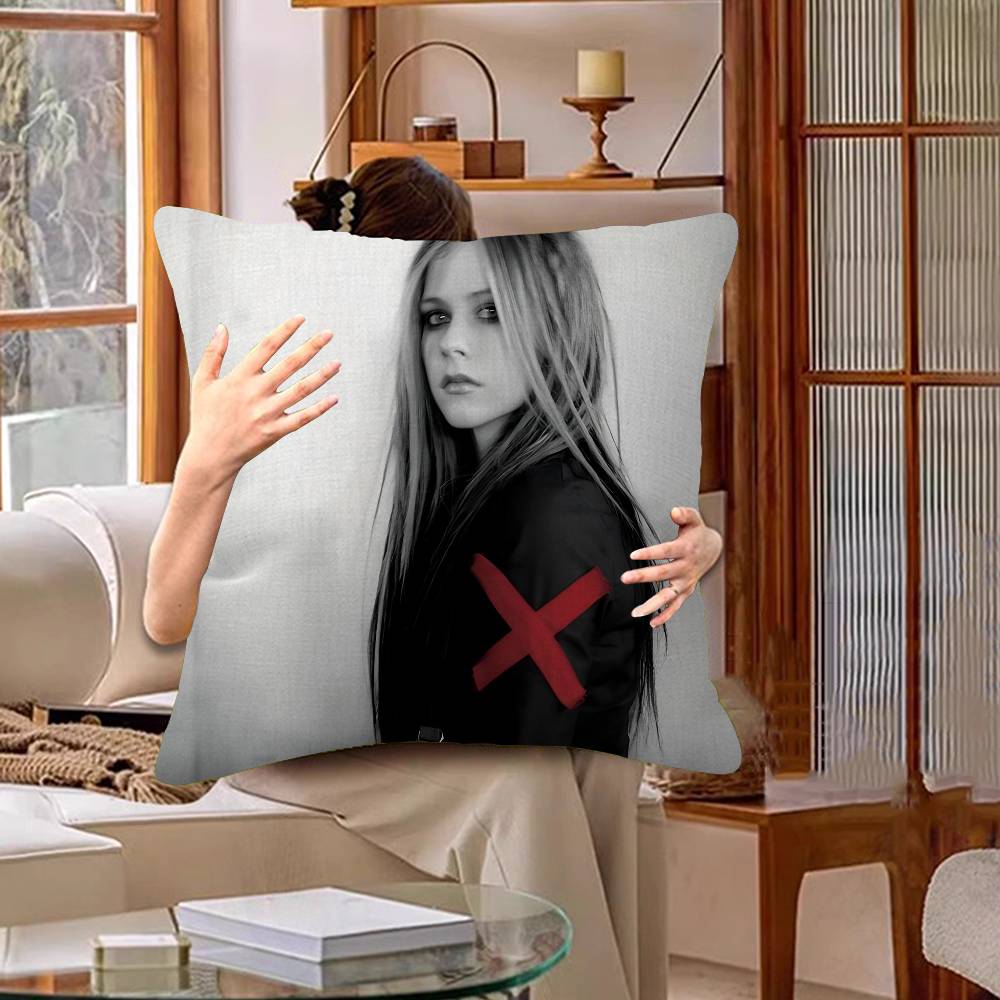 

A-Avril Best L-Lavigne Stitch Lucky Dragon Pillow Cover Sofa Cushion Cover Home Room Decoration Children Gift 30cmx30cm