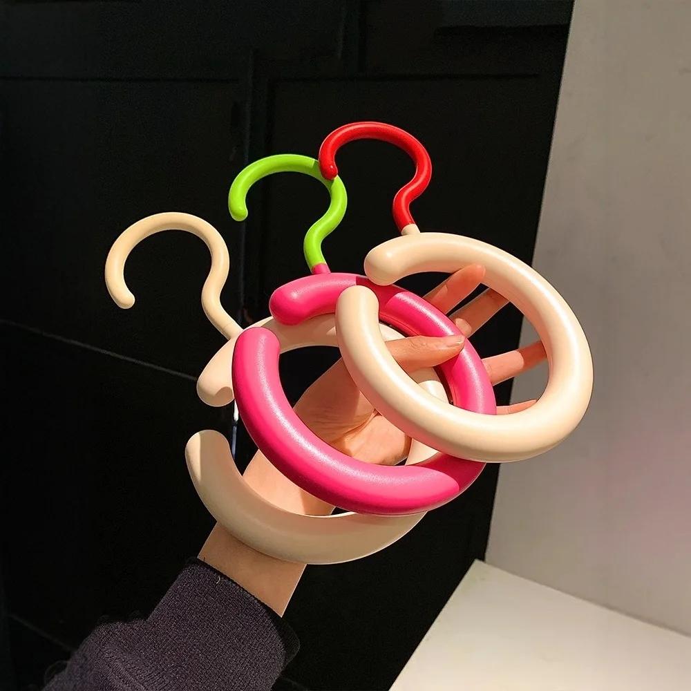Plastic Hat Storage Clothes Hanger Invisible Luxury Multi-Function Hook Home Use Coat Hanger Nordic Sle Adult Closet