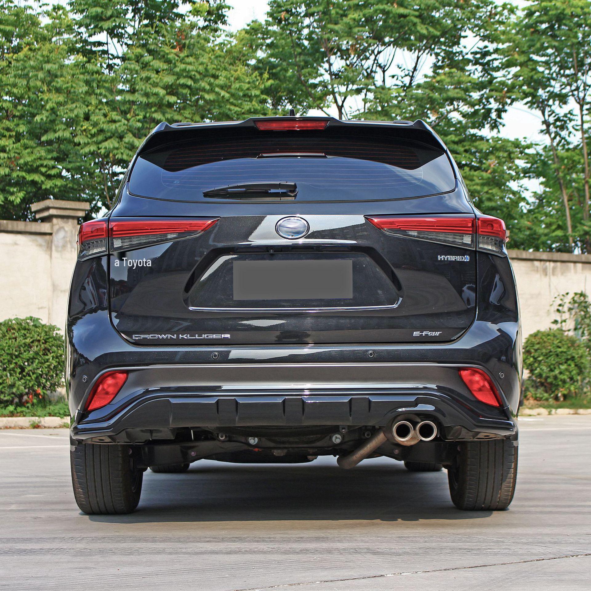 

Toyota Highlander XSE Спортивний пакет: Передній сплітер, Бічні спідниці, Бампери, Комплект спойлерів Rear Lip Gloss Black
