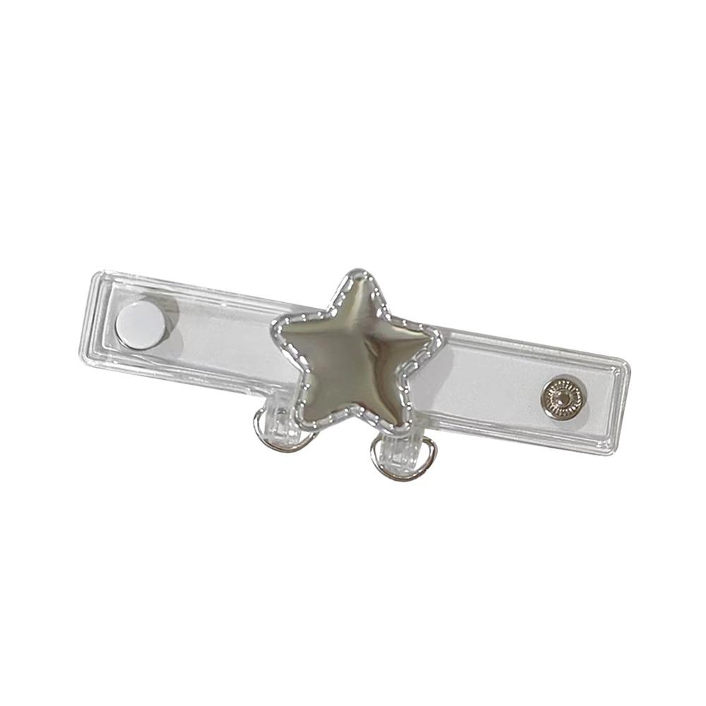

1pc Durable Transparent Bag Expansion Buckle with Double D-Rings Decorative Bag Strap Extender Bag Hanger Backpack