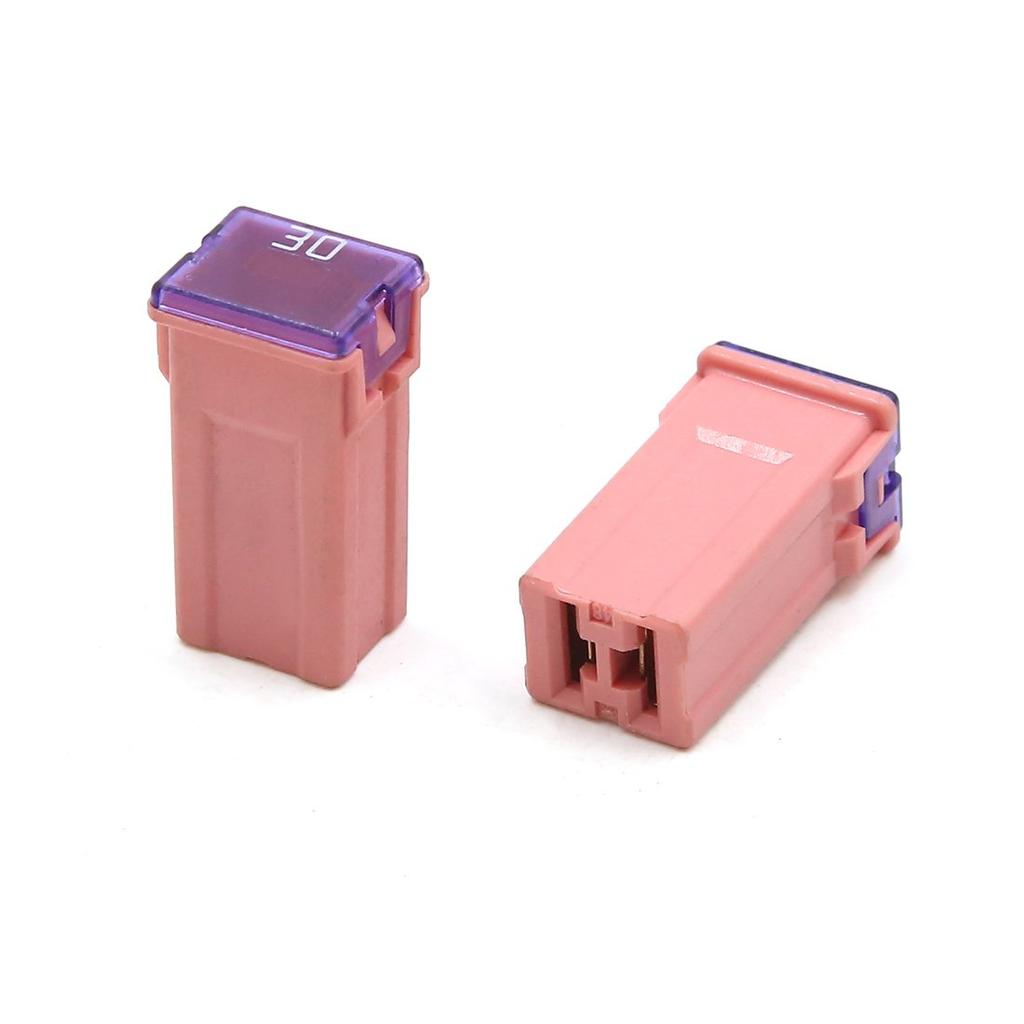 uxcell PAL Fuse 32V 30A Pink Plastic Casing 2 Terminal