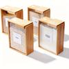 Simple wooden grain storage box - used for storing oatmeal, grains, and food