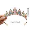 Exquisite Bridal Tiara Crown Sweet Rhinestone Crown Light Luxury Birthday Queen Tiara  Wedding