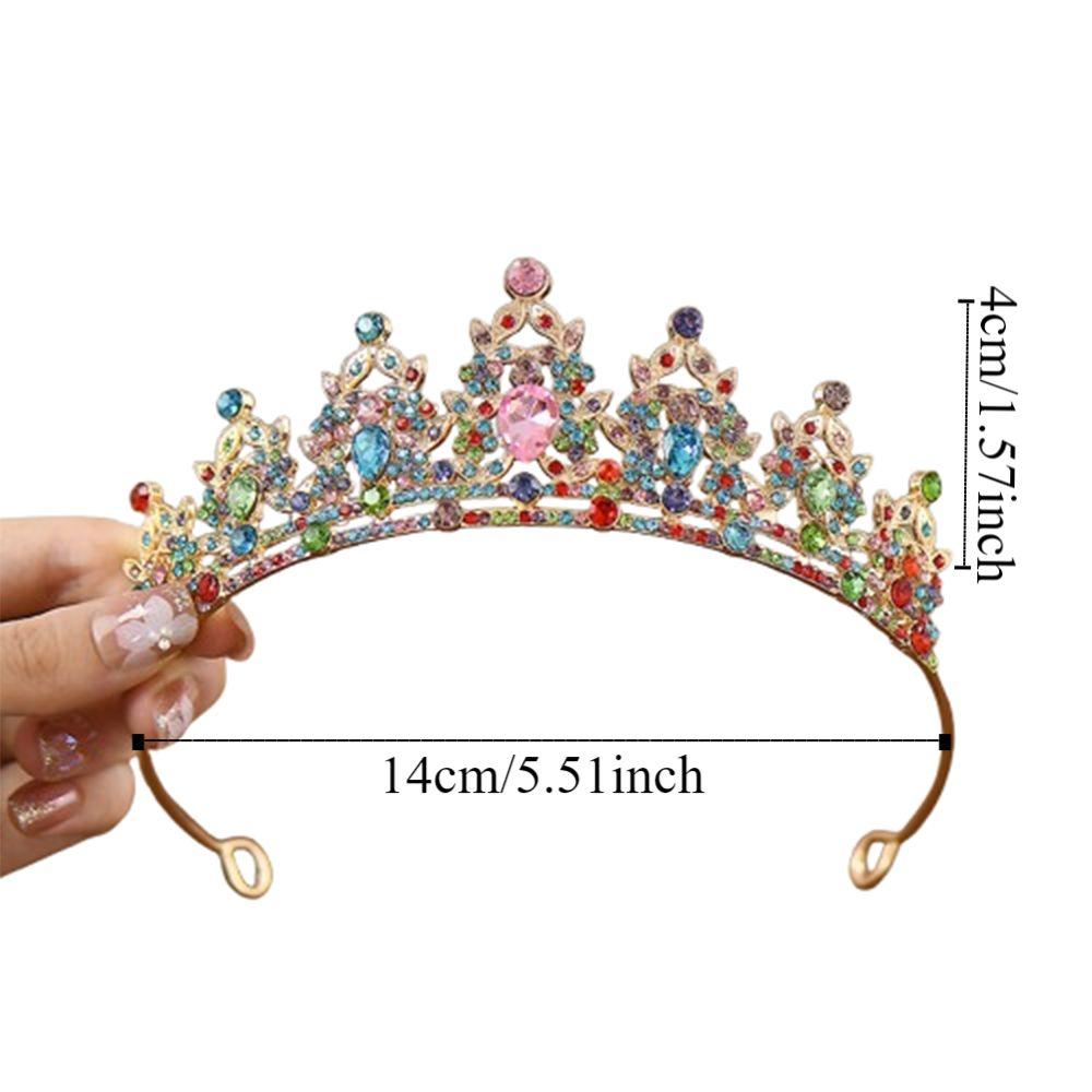 Exquisite Bridal Tiara Crown Sweet Rhinestone Crown Light Luxury Birthday Queen Tiara  Wedding