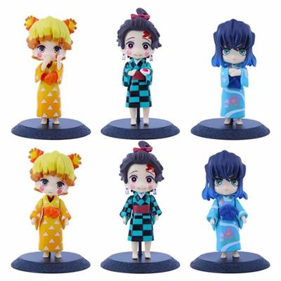 Ghost Destroyer Blade Q Edition 6 Kimonos, Tanji Rangyi's Help My Wife Sunyi, Doll, Ornament, Bagged Figure
