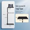 Dual-Use Projector and Phone Stand with Telescopic Adjustment, Punch-Free Tray for Home or Office.