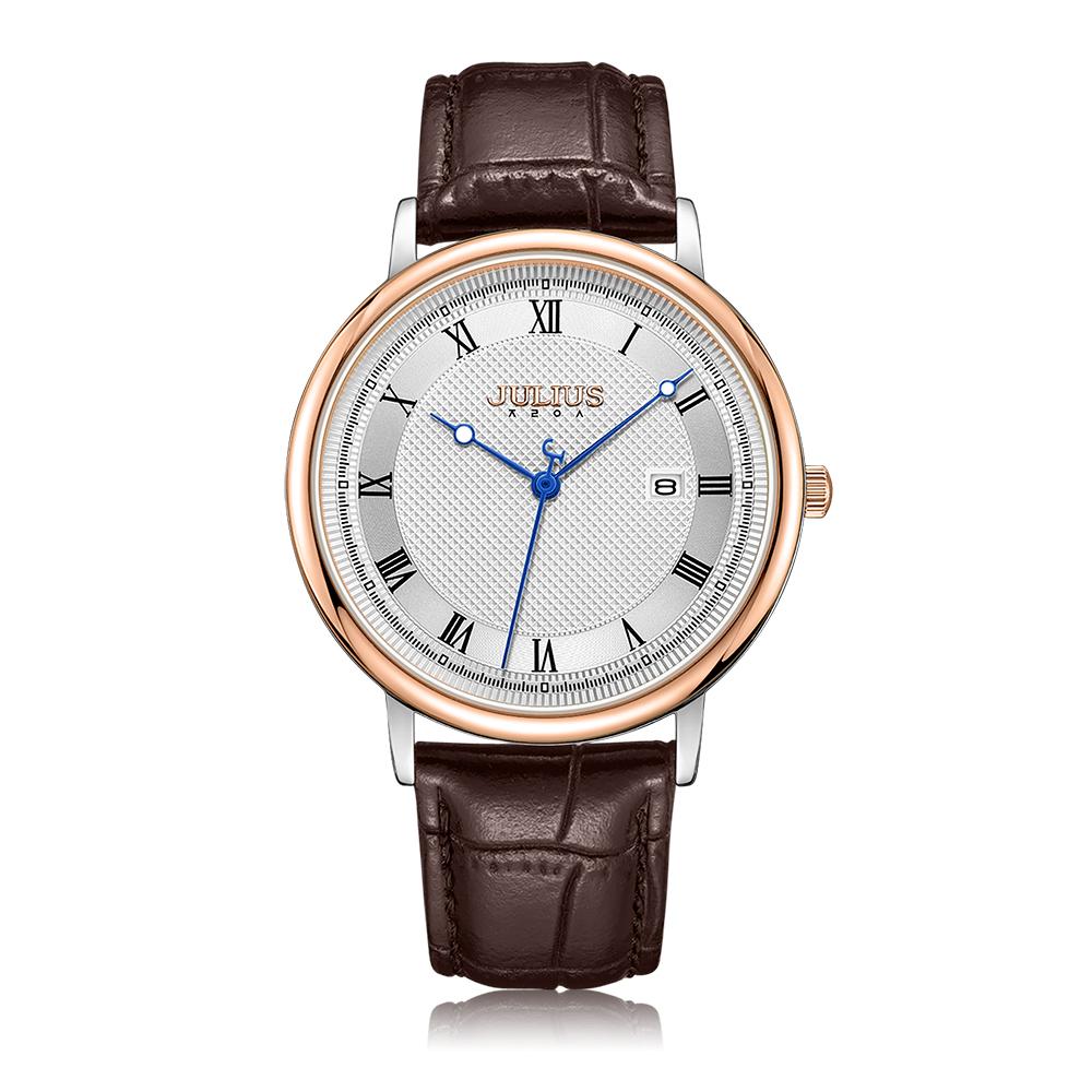 Jyullieoseu Ja-1450M Classic Men'S Leather Watch