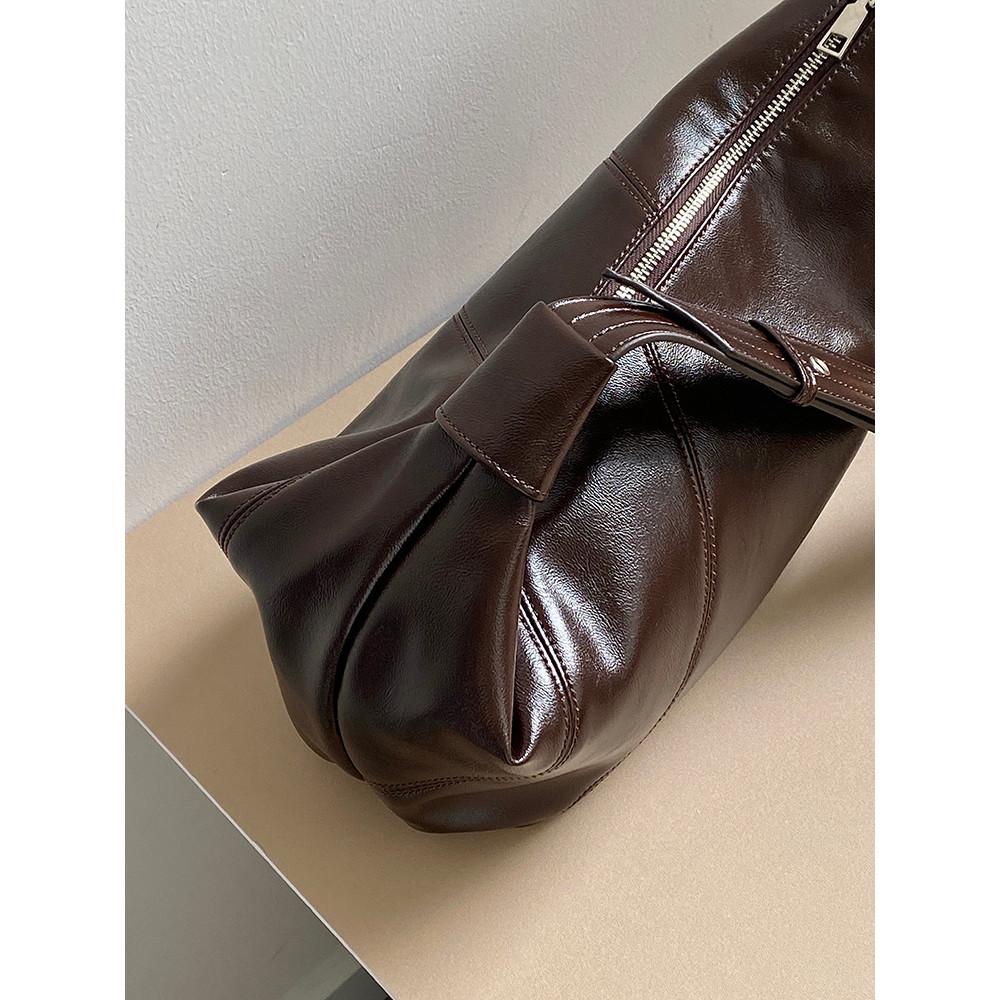 IELGY Ladies Deer Niche Design New Style Female Bag Retro Lazy Loose Sense Shoulder Bag Commuter Casual Messenger Bag