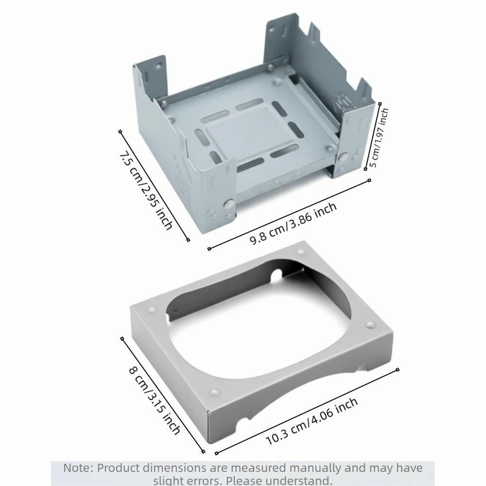 Ultralight Outdoor Tablet Pocket Stove Compact Mini Folding Stove Camping Stove