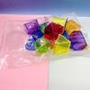 Transparent Building Blocks 10cm 3D Geometric Shapes Educational Toys for Early Cognitive Development