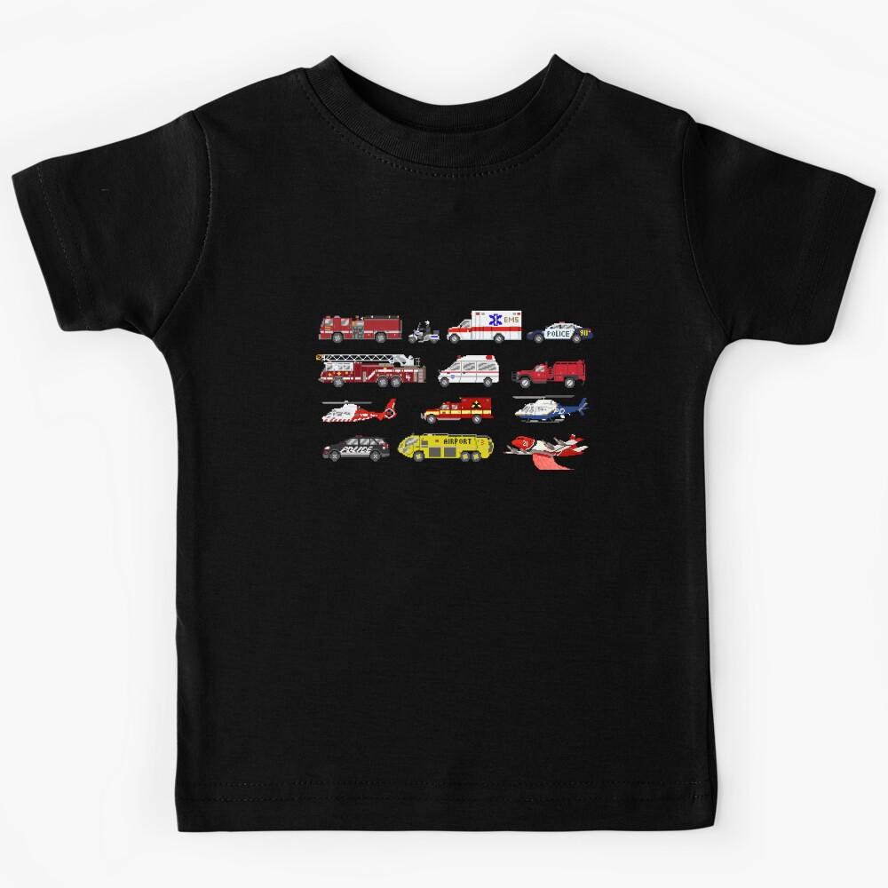 Emergency Vehicles - The Kids Picture Show Kids T-Shirt 170