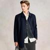 Men's Winter Thickened Wool Blend Casual Lapel Overcoat