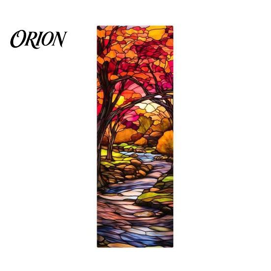 Floral Pattern Bookmark Stained Glass Flower Bookmark, Acrylic Suncatcher Plant Book Page Marker, Gifts for Bookish, Women Retro Style