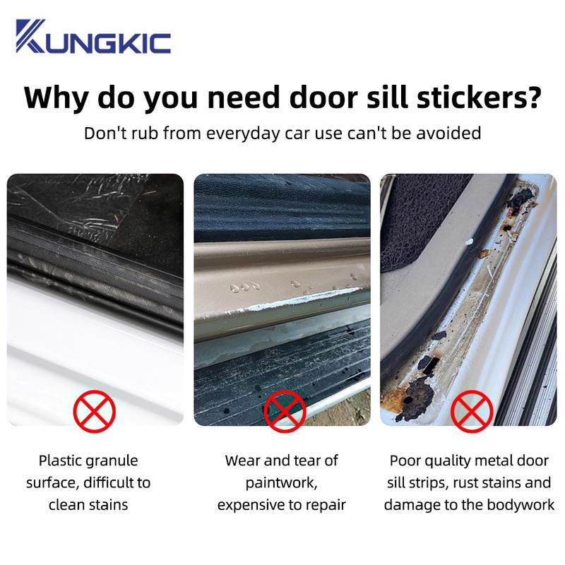 Δερμάτινο Αντιχαρακτικό Προστατευτικό Πόρτας Αυτοκινήτου με Ανθρακονήματα για Mazda CX-30 CX30 2024 2025 LHD RHD