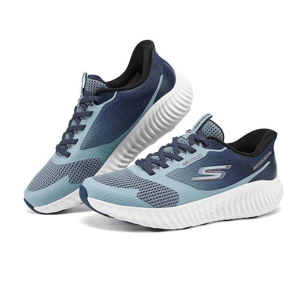 Skechers Go Run Now - Starfuse Fashion Comfortable Versatile Low-Top Casual Shoes Men Sneakers Dark-Blue 220380-SLT