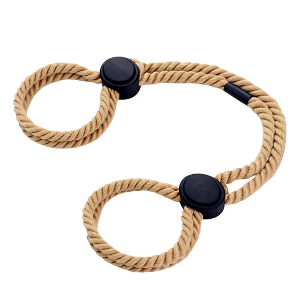 Erotic SM Binding Rope, Handcuffs, and Foot Cuffs - Restraint Toys for Adult Couples