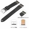 TStrap Leather Watch Strap, 20mm - Genuine Leather Watch Strap, Smartwatch Strap Replacement - Men's Replacement Watch Strap - Includes Buckle and Sli