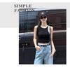Womens Genuine Leather Belt With Alloy Buckle Casual Slim Waistband Jeans Office Wear