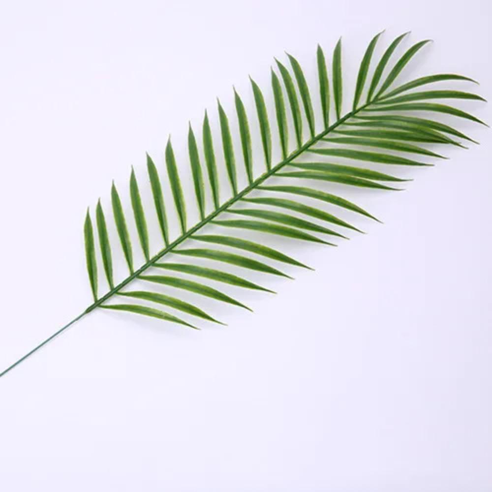 

50 см Искусственные Тропические Растения Поддельные Пальмовые Листья Зеленые Ветви Для Дома Сада Офиса Гавайская Вечеринка в Джунглях Украшение 1pcs светло-зеленый