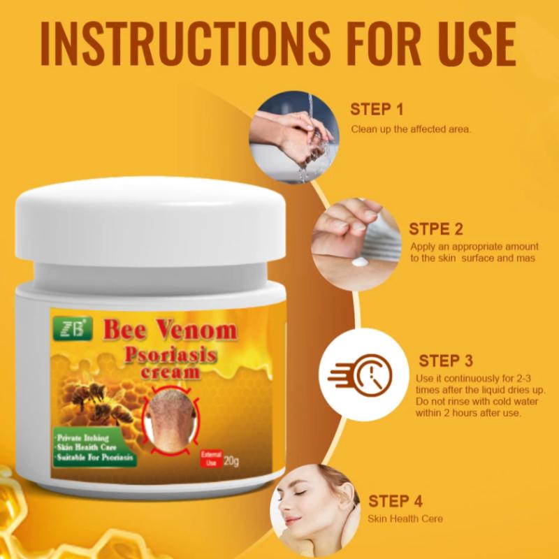 ZB Bee Venom Body Creams Skin Itching Redness Swelling Skin Moisturizing Creams