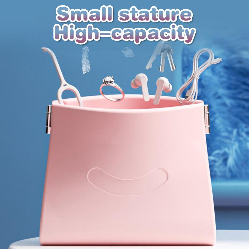 1Pcs Silicone Denture Tray Box Vent Holes Dental Denture Box False Teeth Protective Case Dental Braces Retainer Storage Case