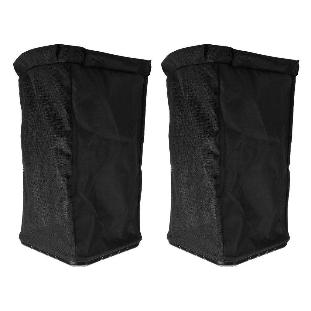2 Stück Rasenfangsack Schwarz Ersatz für L105 L107 L108 L110 L111 L118 L120 L130 Rasentraktoren Grasfangkorb AM122416