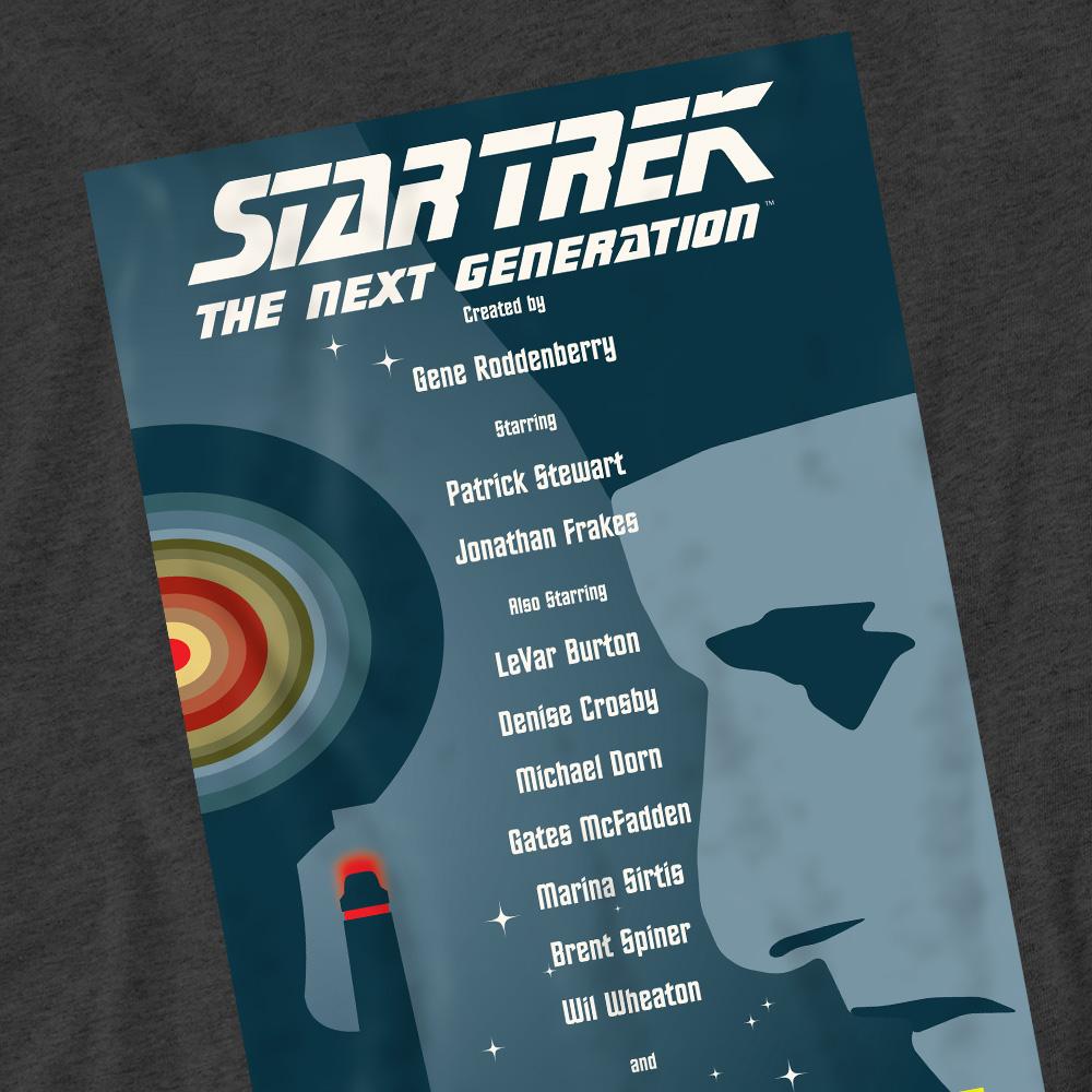 STAR TREK Unisex Adult The Next Generation Season 1 Episode 2 T-Shirt