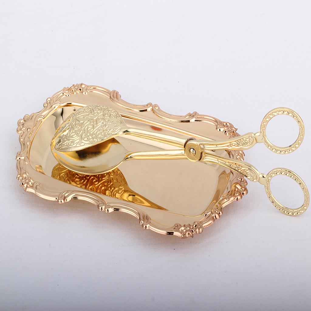 Multifunction Cake Snack Tray Metal Serving Tray Towel Plate Desk Organizer